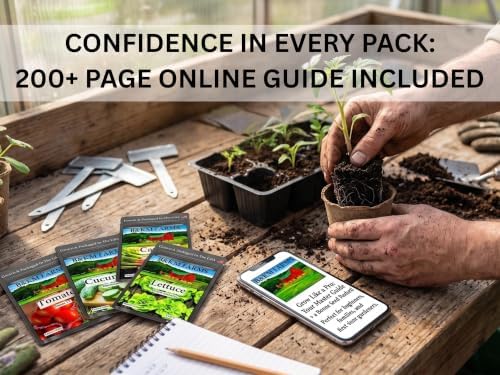 30,000+ Non-GMO Heirloom Seeds, 30 Fruit & Vegetable Varieties - Image 5