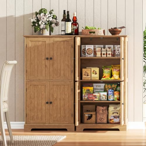 ChooChoo Bathroom Floor Cabinet with Adjustable Shelves - Image 5