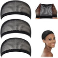 Dreamlover Black Mesh Wig Caps, Hair Nets for Sleeping, 3 Pieces by Dreamlover