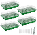 Gardzen 5 Pack 40 Cell BPA Free Seed Starter Tray Kit by Gardzen