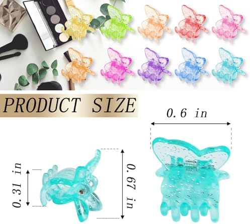 KANPRINCESS 50PCS Mini Claw Clips Small Hair Accessories With Fancy Box, Flower Clips for Women And Girls Cute And Sweet Gift Set(SET11) - Image 2
