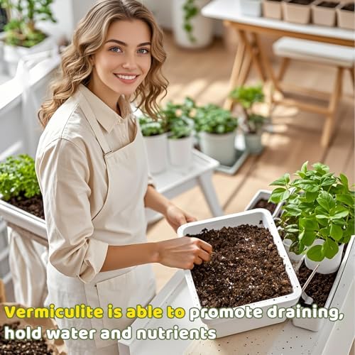 Vermiculite for Gardening 1qt, Horticultural Sand Perfect for Seed Starter or Propagation by Cutting, Soil Addictive for Aeration and Moisture Retention - Image 4
