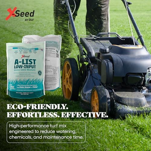 A-List Low Input Mixture Lawn Seed - Premium Grass Seeds for Lawn Repair Over Seeding and Thickening Ideal for Low Maintenance Drought-Resistant Lawn for High Traffic Sun and Light Shade Mix, 3 Pounds - Image 4