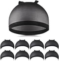 IKOCO Wig Cap, 8Pcs Stretchy Nylon Caps for Women, Black by Shineforyourbeauty