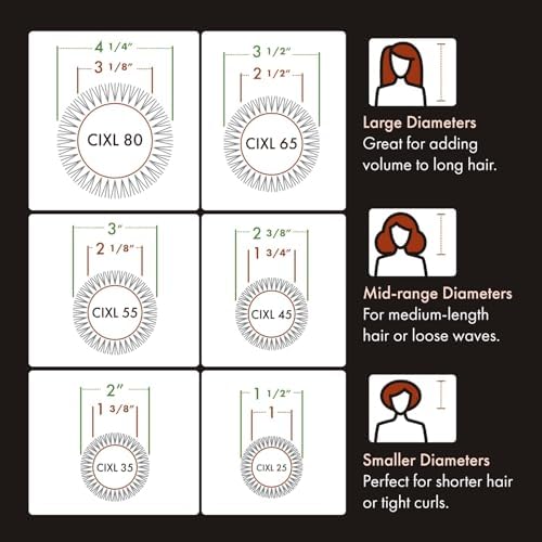 Olivia Garden Ceramic + Ion Speed XL - Extra-Long Round Thermal Hair Brush - Not Electrical - Professional Blowout Brush for Normal to Thick Hair - Image 6