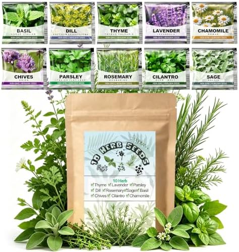 Heirloom10 Herb Seeds Kit by StartYourSeedSuccessStory