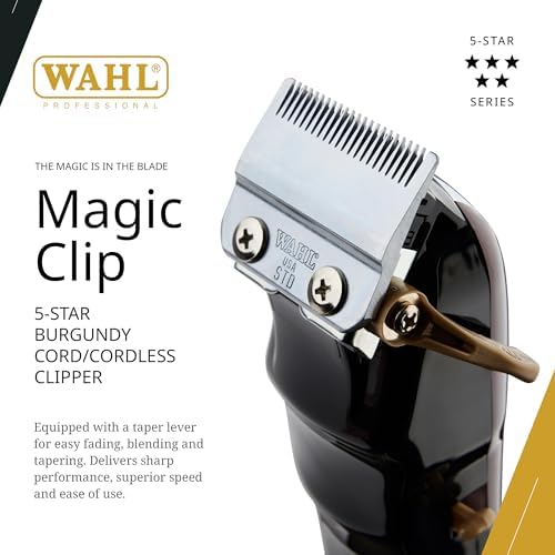 Wahl Professional 5 Star Magic Clip Cordless Clipper, Stagger-Tooth Blade - Image 2