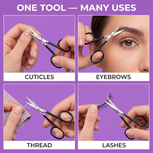 My Hair Tools Hair Extension Tools Set Scissor, Clips and Sew-In Needle - Image 6