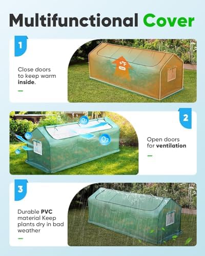 Quictent Mini Greenhouse for Indoor Outdoor, Portable Quick-Setup Tabletop - Image 4