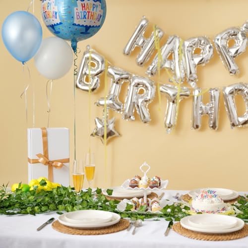 CQURE 120 Pack 840Ft Artificial Ivy Fake Vines,Ivy Garland Greenery Garland Fake Hanging Plants Vines Aesthetic Green Leaves for Bedroom Wedding Party Garden Wall Room Decor - Image 3