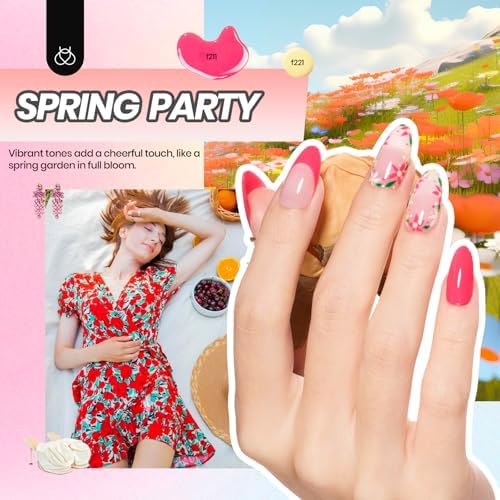 Beetles Gel Nail Polish Kit with U V Light - 32 Colors Gel Polish Kit 54Pcs - Image 5