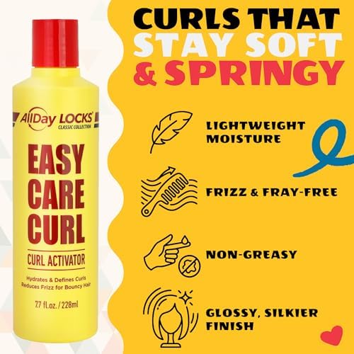 AllDay Locks Classic Easy Care Curl Activator, Easy Curling, 7.7 Oz Bottle - Image 4
