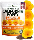 HOME GROWN Golden West Poppy 6000 Flower Seeds Eschscholzia californica by HOMEGROWN