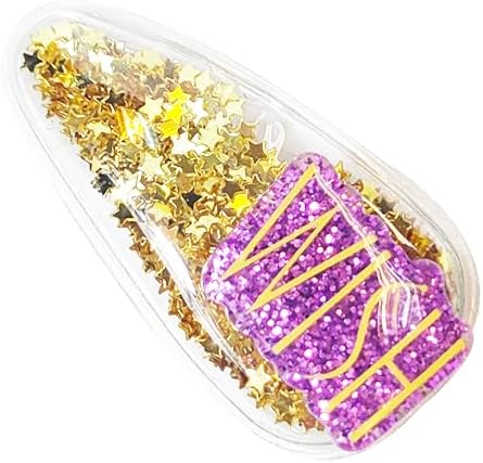 Disney Wish Girls Cute Hair Clips with Favorite Character Charms, Magical Confetti Hair Accessories for Toddlers Ages 3+ - Image 3