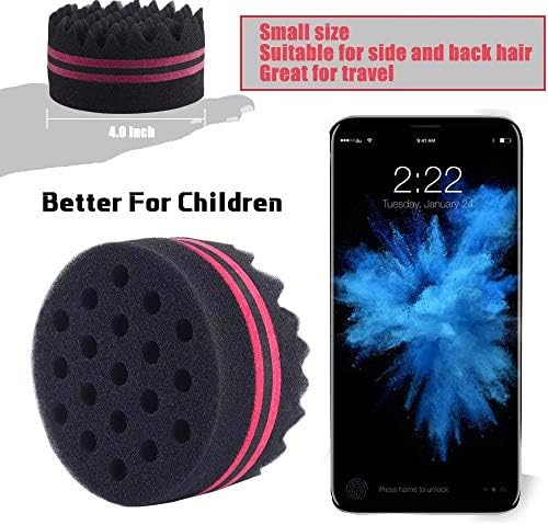 Small Hole Hair Sponge Brush - Image 2