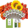 inbloom Vibrant Wildflower & Fruit Mixd Seed Pod Kit for AeroGarden, Ahopegarden Hydroponics Growing System, 7-Pods (350+ Seeds, Include Dwarf Sunflower, Marigold, Red Cherry Tomato, Red Strawberry by inbloomgarden