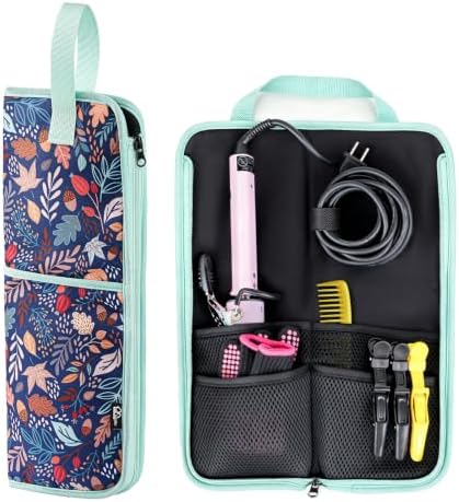 WK IEASON Curling Iron Travel Case Heat Resistant Hair Tools Travel Bag by WKIEASON
