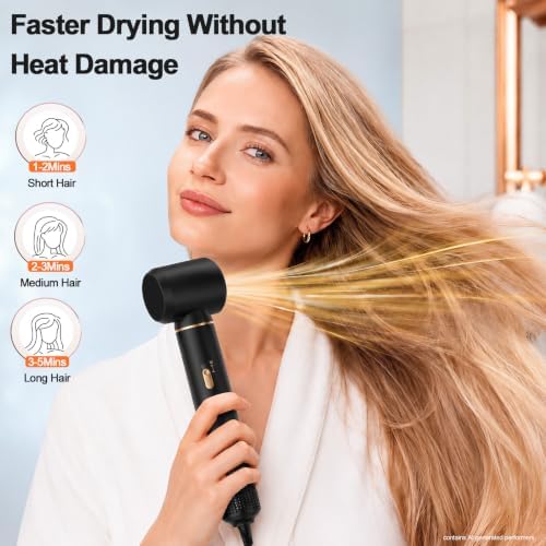 5-in-1 Hair Dryer Brush Set, Hot Air Styler with Auto-Wrap Curlers - Image 5