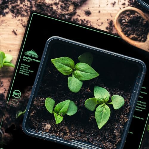 EAGLE PEAK Seedling Heat Mat 20”x20”, UL & MET-Certified Heating Pad for Seed Starting, Waterproof Heating Mat for Seed Germination, Warm Hydroponic Gardening Heating Pad, Contains (1) Warming Mat - Image 5