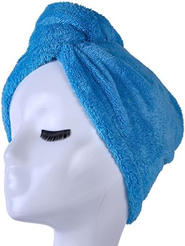YYXR Microfiber Quick Drying Hair Towel Wrap - Super Absorbent Drastically Reduce Hair Drying Time - Image 3