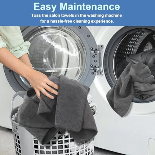 UNIMADE 48 Pack Gym Towels Set - Microfiber Salon Towels - Image 5