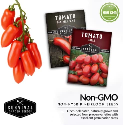 Paste Tomato Seed Variety Pack Collection - Roma and San Marzano - Image 5