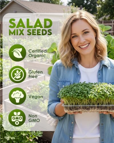 Nature Jim's Sprouts Salad Mix – Broccoli, Alfalfa, Clover, Radish, 1lb - Image 2