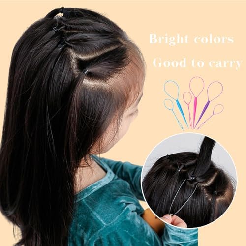 Pony Hair Tail Tools, Hair Loop Styling Tool French Braiding Hair Tool - Image 7