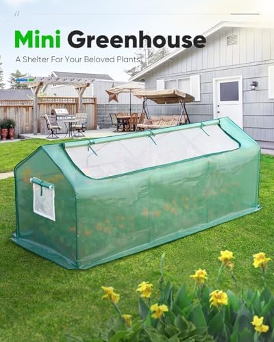 Quictent Mini Greenhouse for Indoor Outdoor, Portable Quick-Setup Tabletop - Image 2