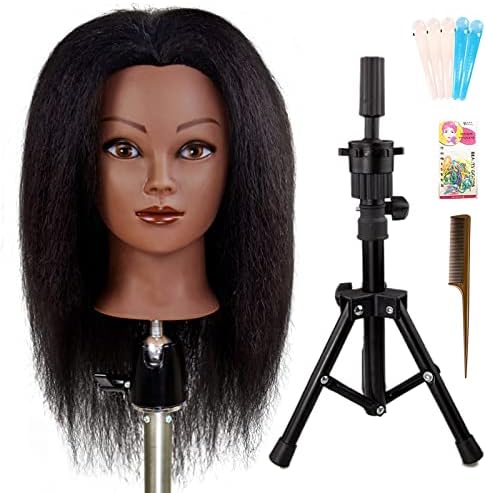 ISHOT Mannequin Head With Hair And Stand Tripod by ISHOTAIME