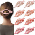8 Pack Pastel Pink Flat Hair Clips – Cute Matte Gradient Claw Clips for Girls & Women, Strong Hold No-Slip Barrettes for Thick or Thin Hair, Aesthetic Soft Girl Style Accessories by CentStar