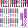 50 Hair Brush Combs Set in Bulk Individually Wrapped Travel Comb Brush by Cydioa