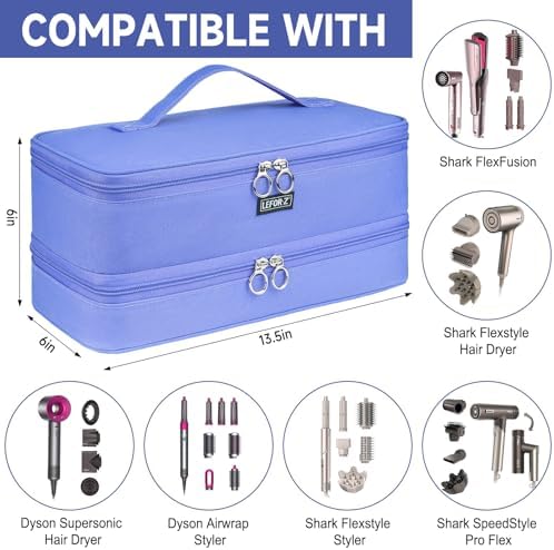 LEFOR·Z Travel Carrying Case Bag Fits Shark Glam/Shark Flexstyle/FlexFusion - Image 2