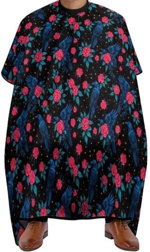 Women Barber Hairdressing Cape Adjustable Salon Cape Apron for Makeup Artist Beautician by WUXEKZO