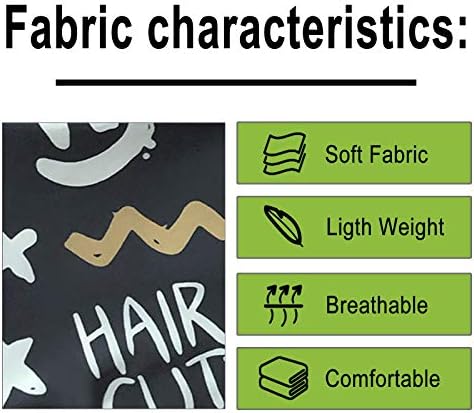 Pelocapa Barber Cape for Kids, Hair Cutting Cape, Professional Salon Hairdressing Cape for boys, Waterproof & Light Weight & Machine Washable - 39”× 51”（Crown Pattern） - Image 4