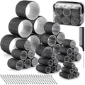 6 Size Hair Rollers for Women, 62 Pcs Rollers Hair Curlers by tetutor
