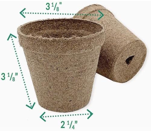 Jiffy Biodegradable Peat Pots for Seedlings, 3 Inch, 22 Pack - Image 2