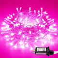 JMEXSUSS 200 LED Pink Lights for Room Decor, Pink String Halloween Lights by JMEXSUSS