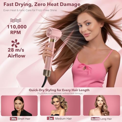 Mythsight StyleVibe 8-in-1 Air Styler with Hair Dryer & Auto-Wrap Curl L/R - Image 3