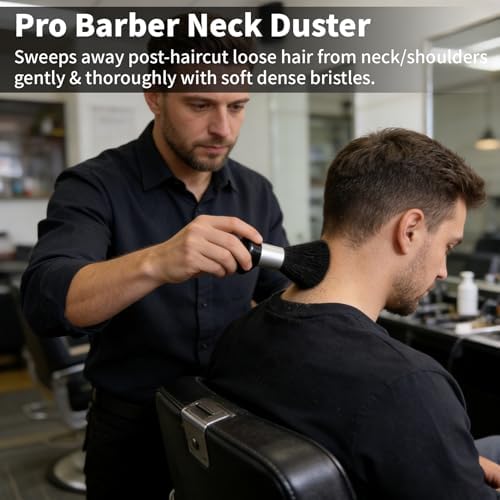 3 PCS Barber Neck Duster Brush Set, Professional Barber Accessories Cleaning Supplies, Hair Blade Clipper Cutting Cleaning Styling Tool - Image 3