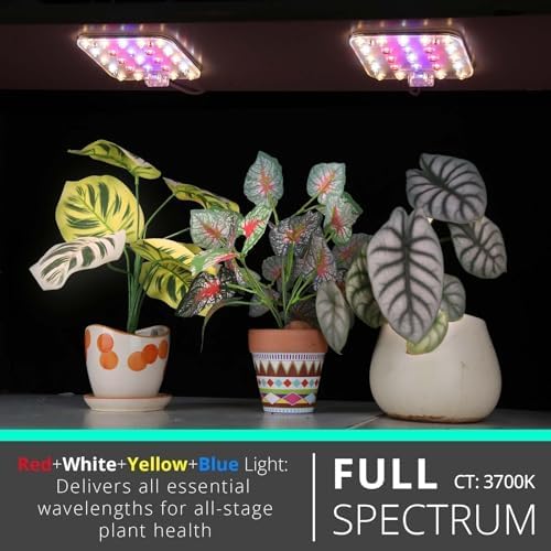 Under Shelf Grow Light, Auto Timer, Dimmable, Pinkish White, 1-Pack - Image 2