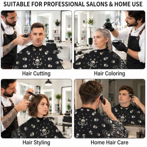 Barber Cape for Men, Professional Hair Cutting Cape for Salon Use - Image 7
