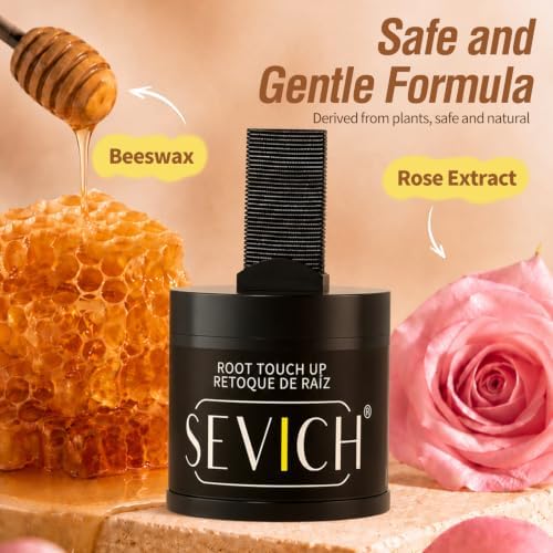 Sevich Hairline Powder 10g, Root Touch Up, Large Capacity, Medium Brown - Image 6