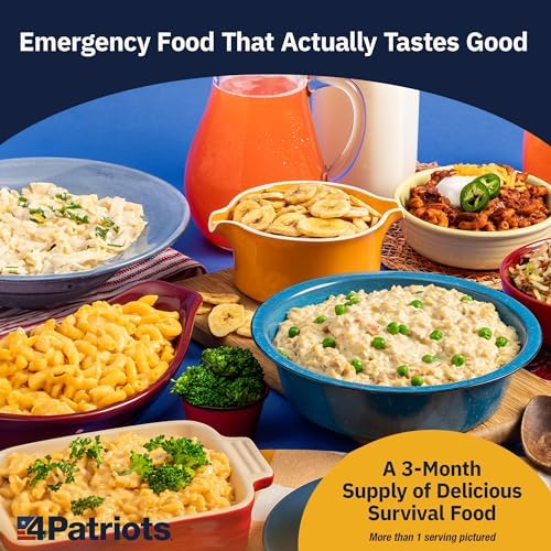 4Patriots 3-Month Survival Food Kit: Emergency Food Supply Designed to Last 25 Years, 688 Servings - Image 6