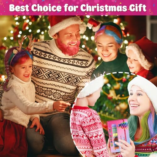 Hair Chalk Comb – Temporary Dye for Kids, Washable & Fun for Parties - Image 2