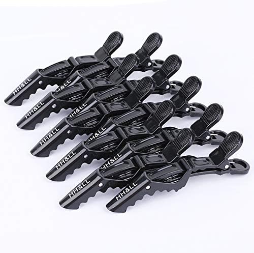 HH&LL Hair Clips for Women – Wide Teeth & Double-Hinged Design – Alligator Styling Sectioning Clips of Professional Hair Salon Quality - 10Pack - Image 6