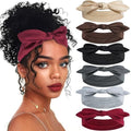 6 Pcs Bow Headbands for Women Boho Rabbit Ears Hair Bands Head Band by ZUYASEZ