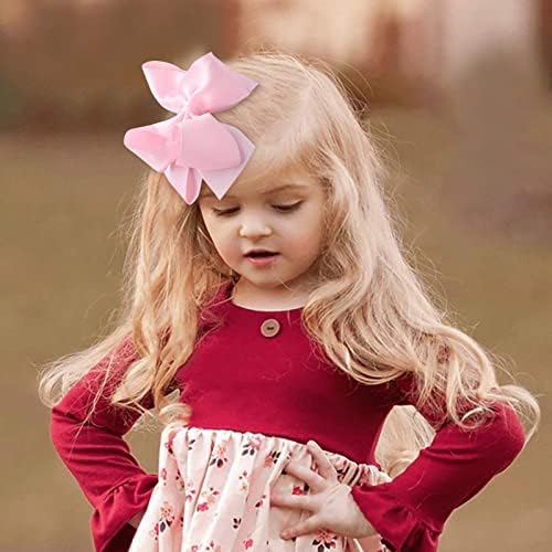 Oaoleer 30Pcs 6" Hair Bow Clips for Girls Tolddler Hair Accessories - Image 3