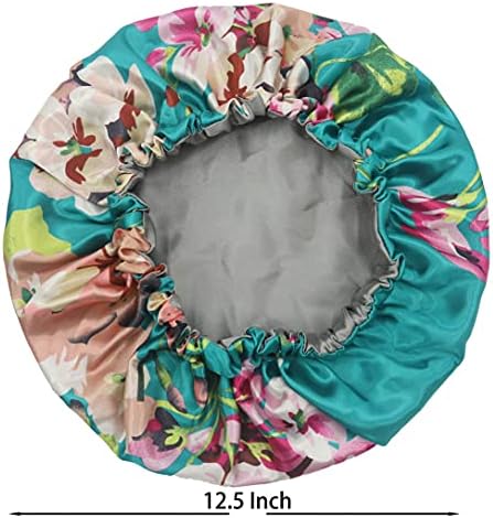 Satin Bonnet Silk Sleep Cap,Hair Bonnet for Braids Curly Hair - Image 3