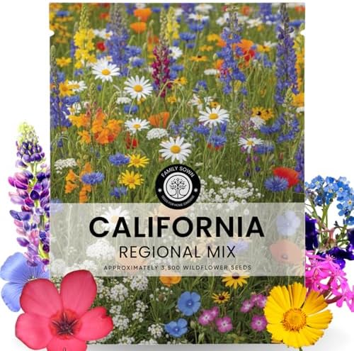 California Regional Mix – 3,500 Seeds for Planting – 2026 Season – 5 Gram Pouch by FamilySown